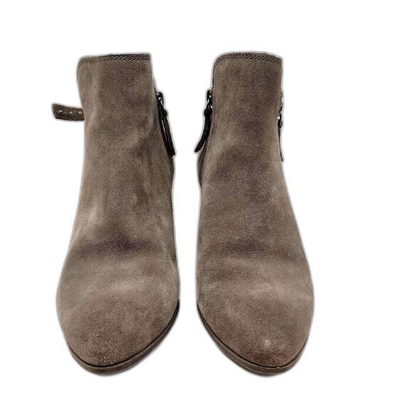 Frye Suede Double Zip Ankle Boots Womens Size  9 - Picture 8 of 12